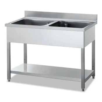 Arex, Kitchen Sink Unit, 2 Bowls, 120 cm Width, 70 cm Depth