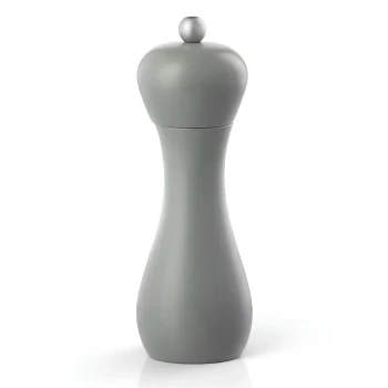 Bisetti Pepper Mill Stained Beech Wood 18 cm Grey