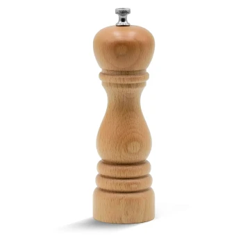 Bisetti Pepper Mill Beech Wood 19 cm Natural