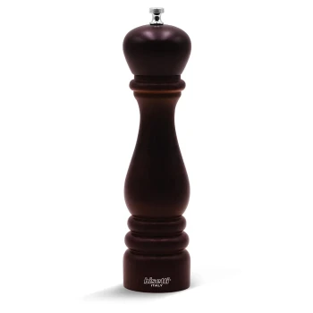 Bisetti Pepper Mill Beech Wood 25 cm Walnut Stained