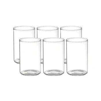 Borosil, Vision Glasses, Medium, 295 ml Capacity, Pack of 6