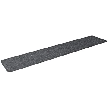Wooster Flex-Tred 6" x 24" Anti-Slip Tape Strip with Flat Black Medium 46 Grit Surface FBM.0624 - 50/Pack