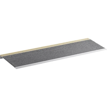 Wooster Stairmaster Type 511 11" x 60" Stair Tread with Yellow / Black Grit