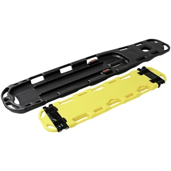 Kemp USA Yellow and Black 2-in-1 Adult / Child Combo Spineboard 10-984 - 380 lb. Capacity