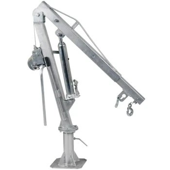 Vestil Steel Winch Truck Jib Crane with 360 Degree Swivel and 52" Reach WTJ-2-G