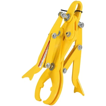 Vestil 27" x 8 3/8" x 18 3/4" Heavy-Duty Pipe Grab for Cast Iron Pipes PG-C-045 - 450 lb. Capacity