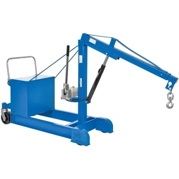 Vestil CBFC-500 Mobile Counter-Balanced Telescoping Floor Crane with 90" Arm Extension and 500 lb. Capacity