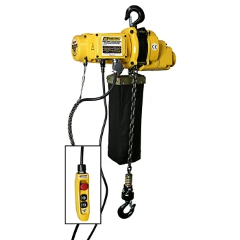 OZ Lifting Products 1/2 Ton Electric Chain Hoist with 20' Lift OZ1000EC - 20 FPM, 115V