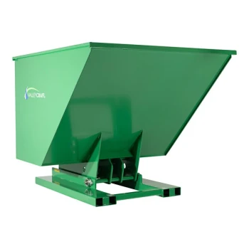 Valley Craft 2 Cubic Yard Self-Dumping Forklift-Powered Steel Hopper F89139 - 6,000 lb. Capacity