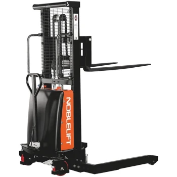 Noblelift 2,200 lb. Semi-Electric Hydraulic Stacker with 118" Max Lift Height SPN22-118
