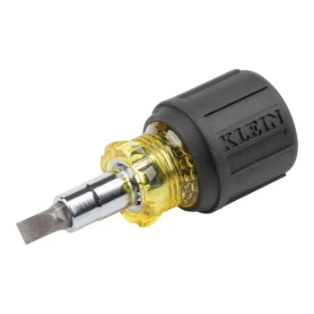 Klein Tools 6-in-1 Multi-Bit Stubby Screwdriver / Nut Driver 32561