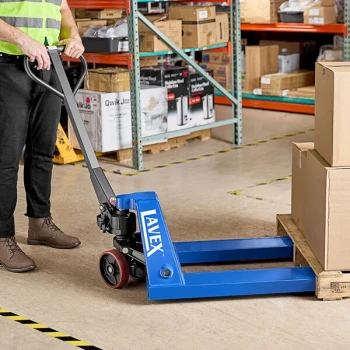 Lavex 27" x 71" Manual Pallet Jack - 4,400 lb. Capacity