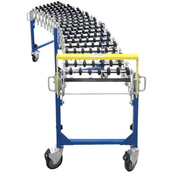 Lavex 18" Flexible / Expandable Skate Wheel Conveyor - 440 lb. Capacity