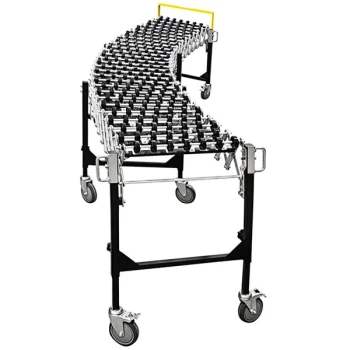 Lavex 18" Flexible / Expandable Skate Wheel Conveyor - 670 lb. Capacity