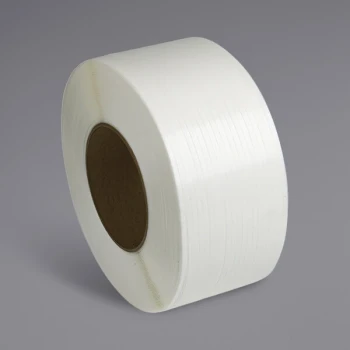 PAC Strapping Products 9,900' x 1/2" White Polypropylene Strapping Coil with 9" x 8" Core