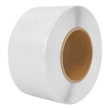 Encore Packaging 1/2" x 0.023" x 7,200' White Polypropylene Mini Strapping Coil MPPC12-7200