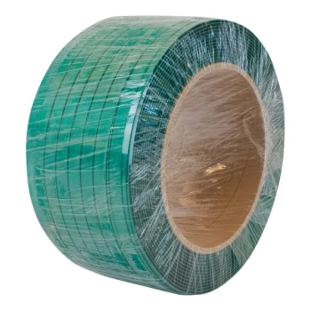 Encore Packaging 5/8" x 0.035" x 1,200' Green Polyester Mini Strapping Coil MPET58035-1200
