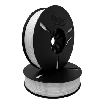 Tach-It 03-2500 5/32" x 2,500' White Standard Paper / Plastic Twist Tie Ribbon Spool for 3567, 3568, and 3570