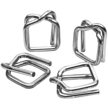 PAC Strapping Products 0.105" Wire Buckles for 1/2" Strapping - 1,000/Case