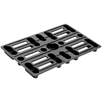 Valley Craft 800 lb. 15" x 24" Plastic Mini Pallet for EZY-Tilt Pallet Fork Trucks Z84978A1