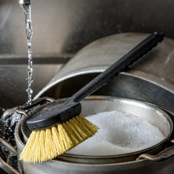 Carlisle 36505L00 Sparta 20" Utility / Pot Scrub Brush