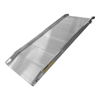 B&P Manufacturing 10' x 28" Twin Tooth Traction Walk Ramp with Flush Hook Ends PR-2810-F - 1,500 lb. Capacity