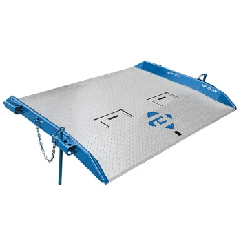 Bluff Manufacturing 15T6084 T Series 60" x 84" Steel Dock Board with Steel Lock Pins - 15,000 lb. Capacity