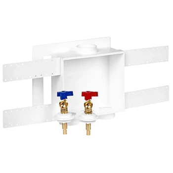 Oatey Quadtro 38532 1/4 Turn F1807 PEX Washing Machine Outlet Box