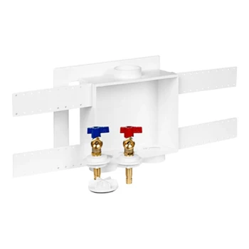 Oatey Quadtro 38533 1/4 Turn F1960 PEX Washing Machine Outlet Box