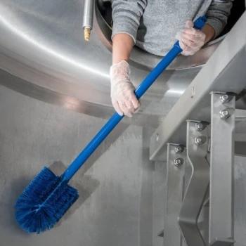 Carlisle 40008C14 Sparta 30" Blue Multi-Purpose Cleaning Brush - 5" Bristle Diameter