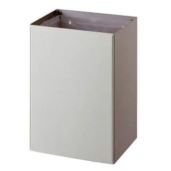 Bobrick B-275 Stainless Steel Surface-Mounted Rectangular Trash Can