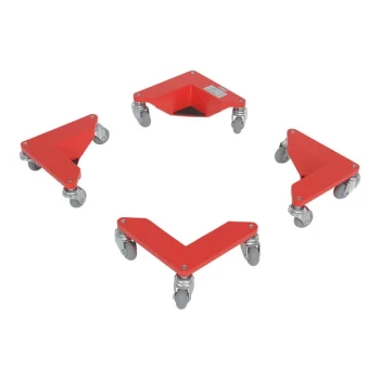 Vestil Aluminum Corner Mover Dolly CMD-A-200-4PK - 800 lb. Capacity - 4/Pack