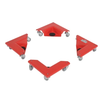 Vestil Steel Corner Mover Dolly CMD-S-300-4PK - 1,200 lb. Capacity - 4/Pack