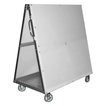 Triton Products 48" x 29 3/4" x 51 1/2" White DuraBoard Tool Cart
