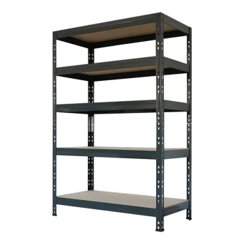 AR Shelving 35" x 16" x 71" 5-Shelf Boltless Rivet Fiberboard Shelving Unit TR18C500KHECD8TUS0
