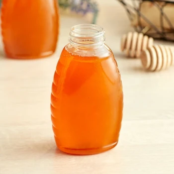 11 oz. (16 oz. Honey Weight) Classic Queenline PET Honey Bottle - 295/Case