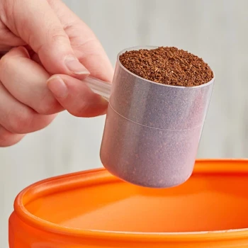 80 cc Polypropylene Scoop with Short Handle - 50/Pack