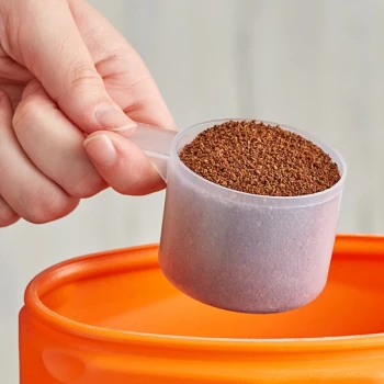 94 cc Polypropylene Scoop with Short Handle - 50/Pack