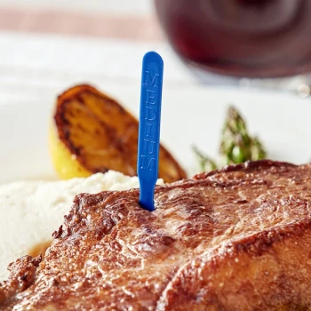 Royal Paper RP145C Blue Medium Steak Marker - 1,000/Box