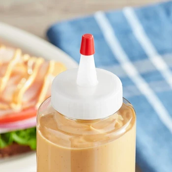 38/400 Natural Yorker Spout Cap - 1,250/Case