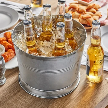 Choice 10 5/16" Round Metal Bucket