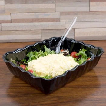 Cambro DC10110 4.9 Qt. Black Deli Crock