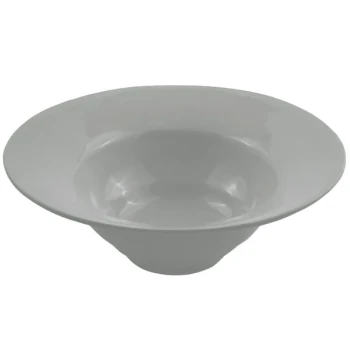 Bon Chef 9172 3 Qt. Platinum Gray Sandstone Finish Cast Aluminum Wide Rim Bowl