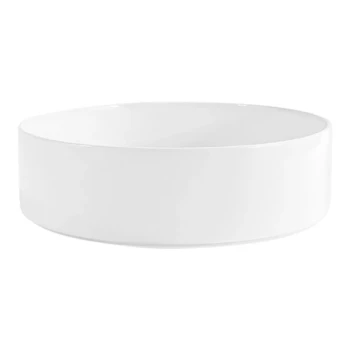 Front of the House Soho 160 oz. Bright White Round Porcelain Bowl - 2/Case