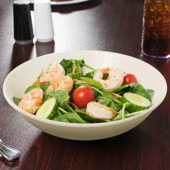 GET B-48-DI Diamond Ivory 1.9 Qt. Bowl - 12/Case