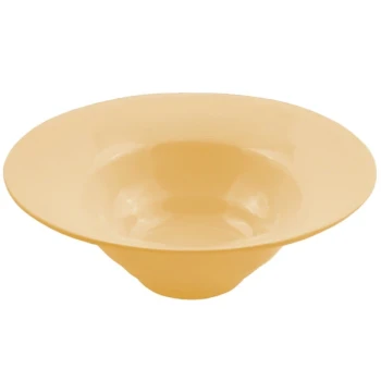 Bon Chef 9172 3 Qt. Ginger Sandstone Finish Cast Aluminum Wide Rim Bowl