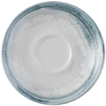 Dudson Maker's Finca 6 1/4" Limestone China Saucer by Arc Cardinal - 12/Case