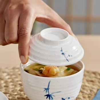 Acopa Biru Lid for 9 oz. Round Melamine Miso Bowl - 12/Case