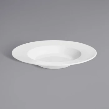 Corona by GET Enterprises Elegance 23.3 oz. Bright White Porcelain Pasta Bowl - 6/Case