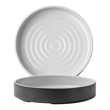 Chef & Sommelier Geode 32 oz. Charcoal Stackable Stoneware Bowl by Arc Cardinal - 12/Case